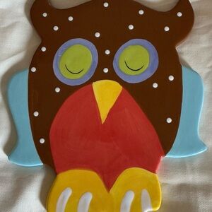 Colorful Cotton Colors Happy Everything Owl Large Attachment